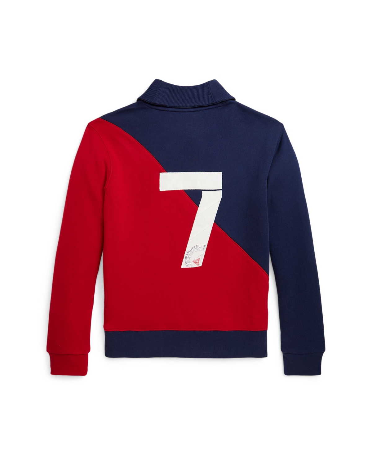 Polo Ralph Lauren Big Boys Nautical-Inspired Fleece Sweatshirt -Red