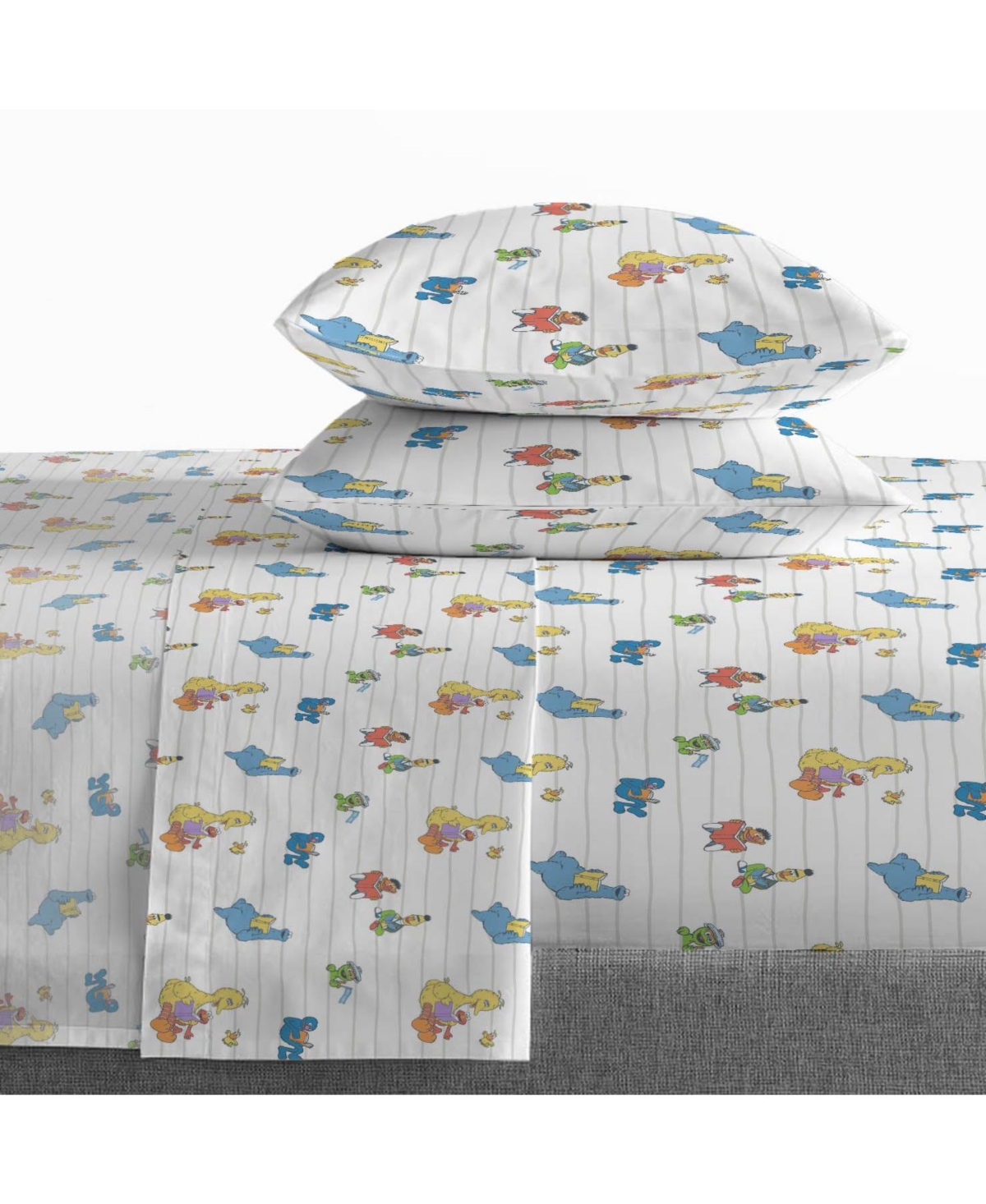 Saturday Park Sesame Street 100% Organic Cotton Kids Bed Set