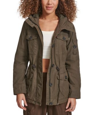 Women's Hooded Military Jacket