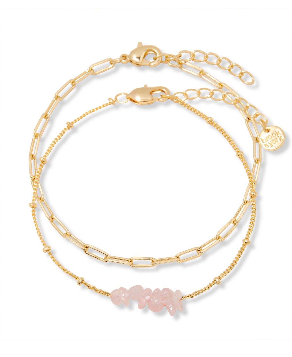 Brook & York Alex Birthstone Bracelet In Blush