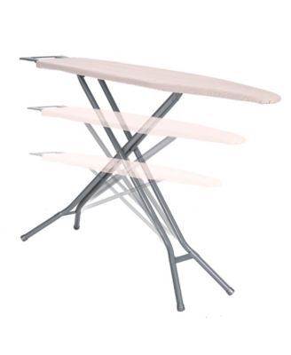 Products Adjustable Height, 4 Leg Ironing Board with Mesh Top and Iron Rest