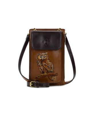 Patricia Nash Owl Embroidery Chiavella Phone Crossbody Bag - Macy's