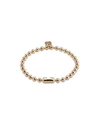 Sterling Silver and 18K Gold-Plated Ball Shaped Bracelet