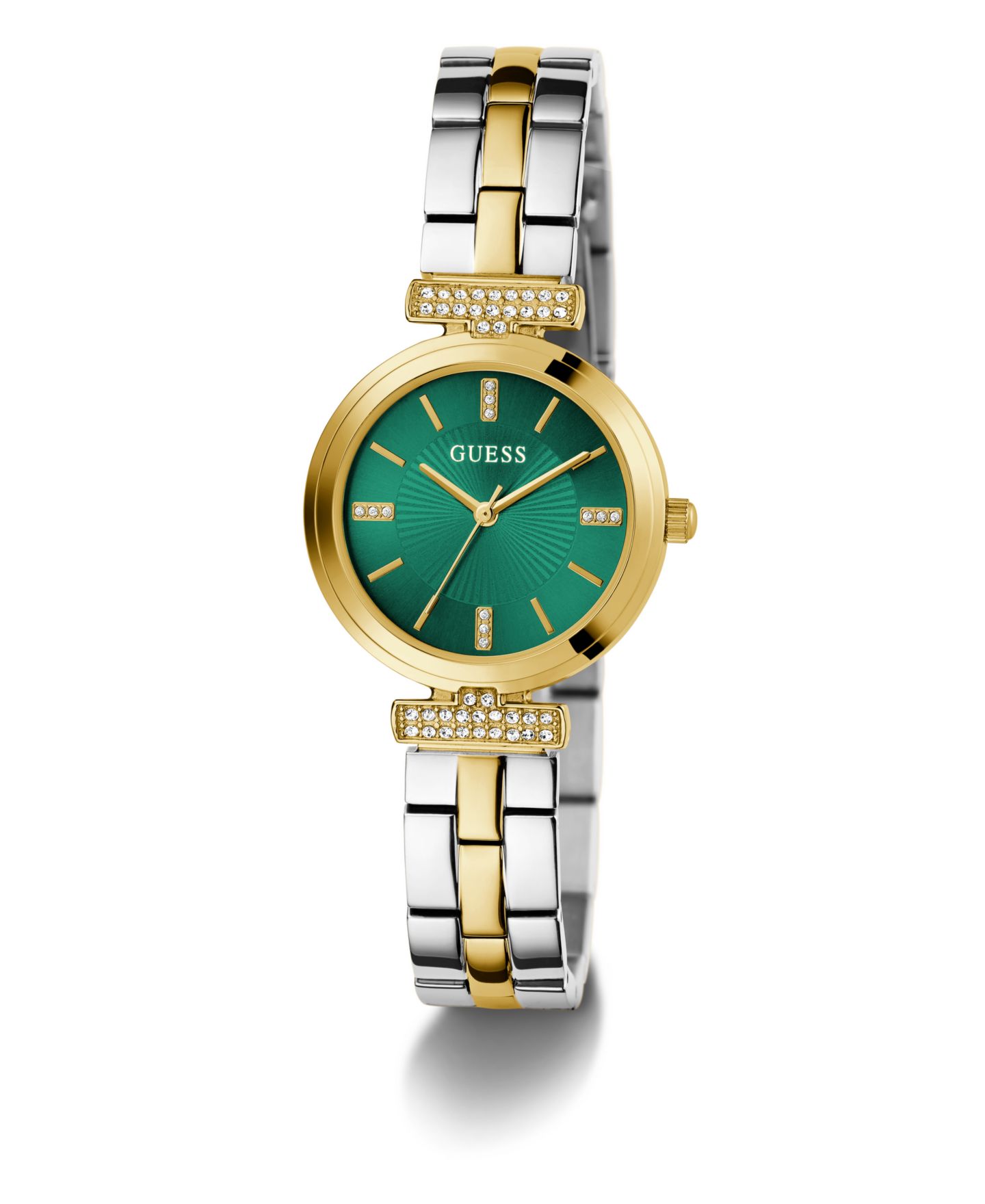 Женские часы GUESS Analog Two-Tone Stainless Steel Watch, 28 mm — фото 5