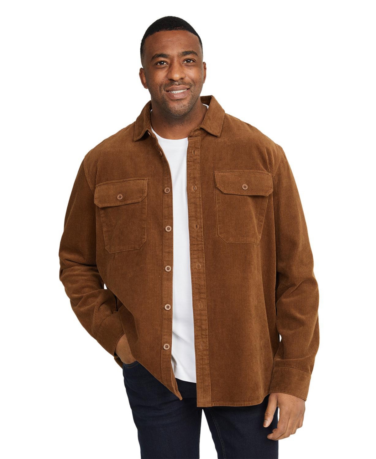 Johnny Bigg Men's Stan Corduroy Overshirt