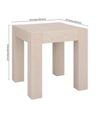 22" Langston Wide Square Side Table