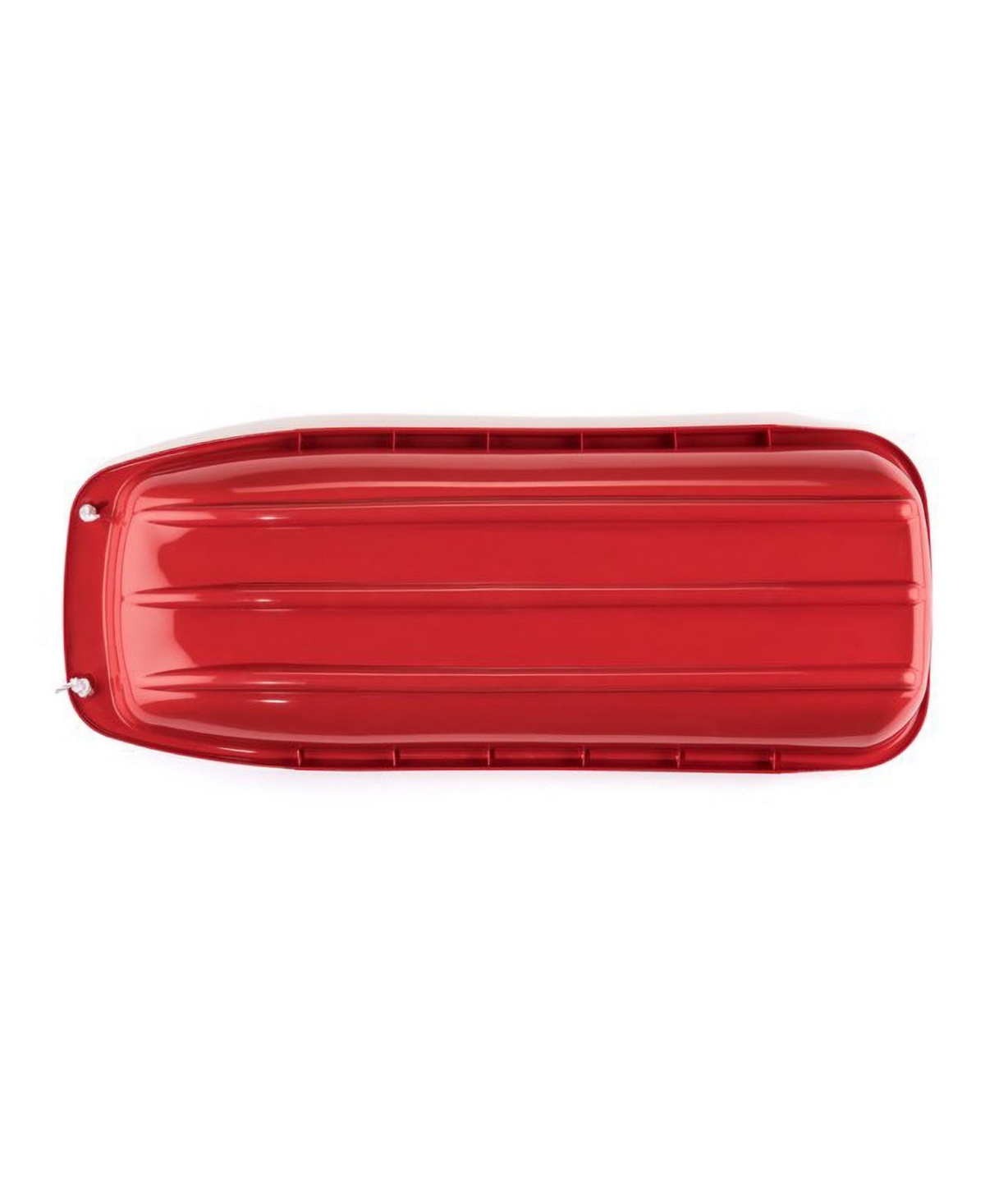 Lucky Bums Kids 48 Inch Plastic Snow Toboggan Sled with Pull Rope, Red (3 Pack
