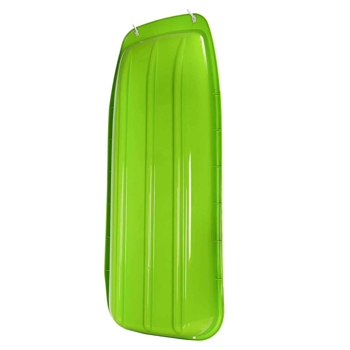 Lucky Bums Snow Kids 48 Inch 1 Person Plastic Toboggan Sled w/ Pull Rope,- Green