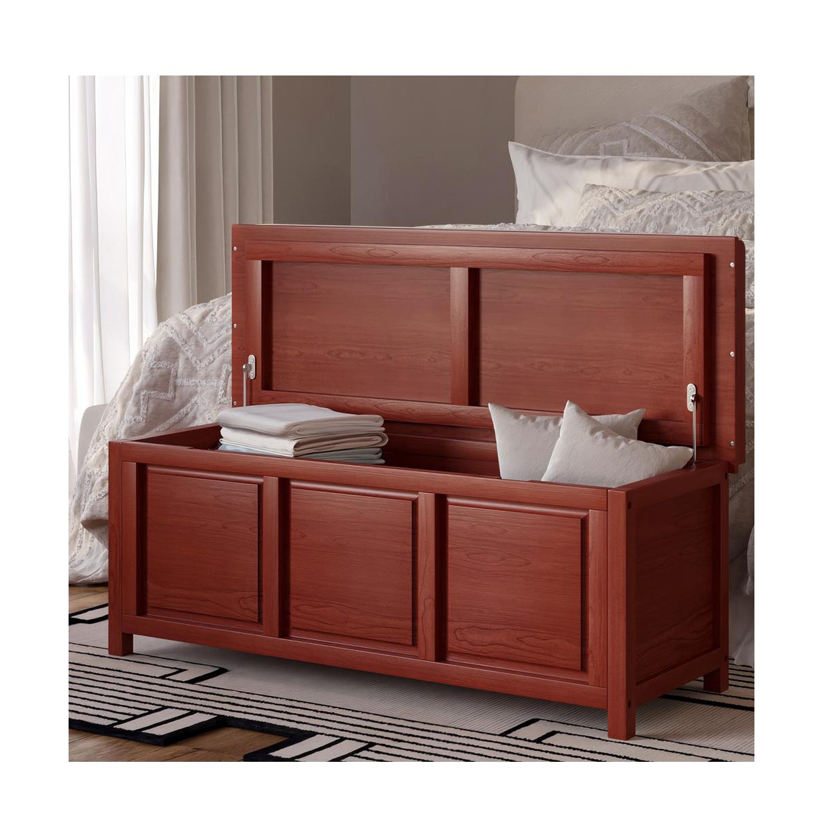 John Louis Home Solid Wood Open Top Storage Bench