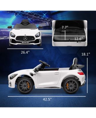 Mercedes-Benz AMG GTR Licensed 12V Kids Ride on Car w/ Remote,