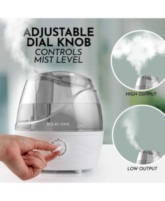 0.66-Gallon, 2.5 Liter Cool Mist Ultrasonic Humidifier for Home