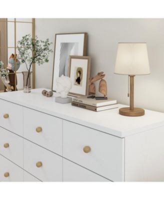 1 PC wood  Elegant Dresser With 9 Drawers - Dresser