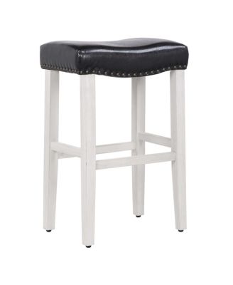 29" Upholstered Saddle Seat Bar Stool
