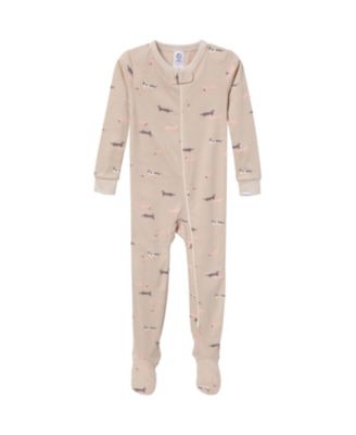 Toddler Girls' Snug Fit Footed Pajamas, 4-Pack, Dogs