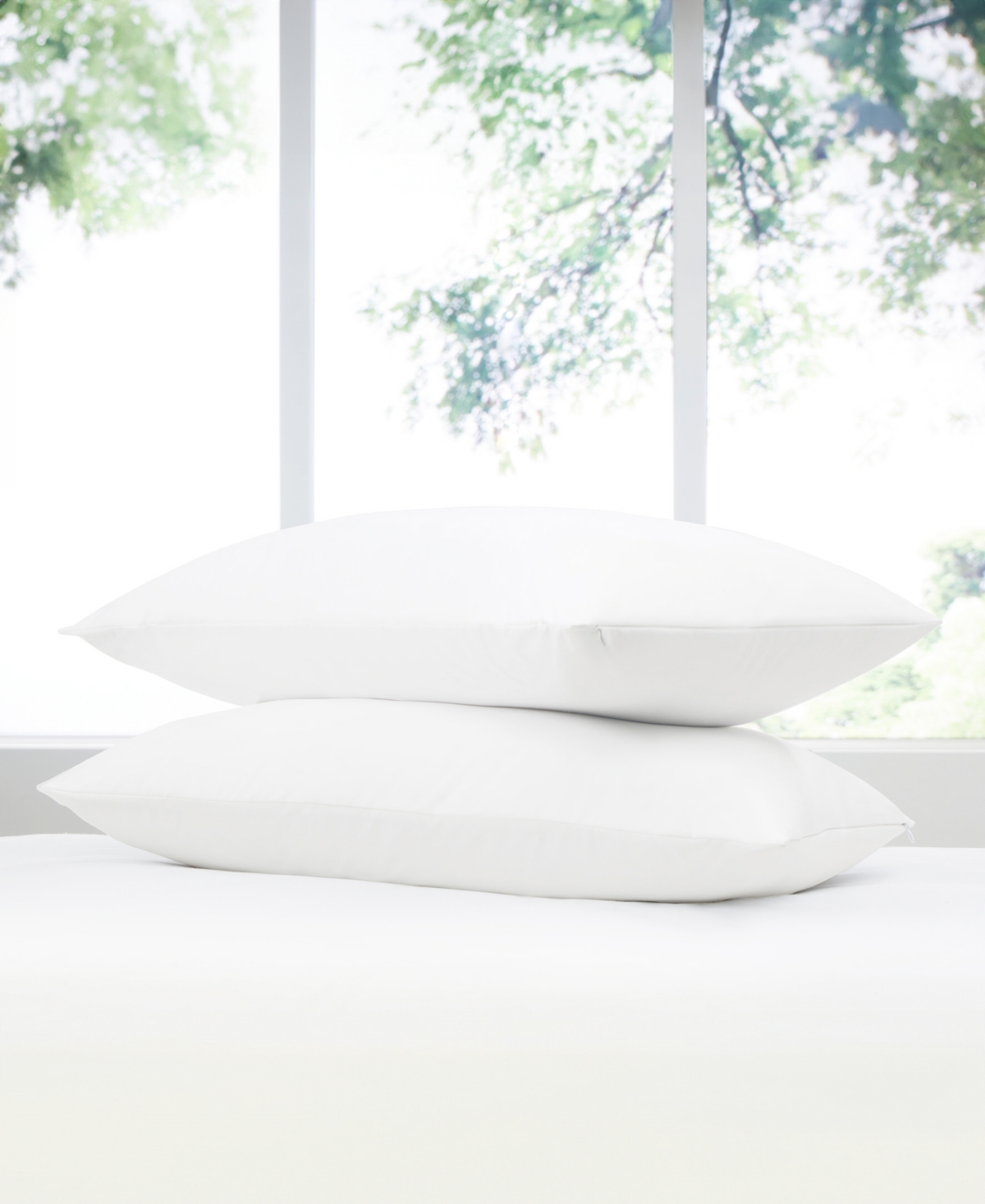 Ienjoy Home Ultra Soft Polyester 2-pack Pillow Protectors, Standard/queen In White