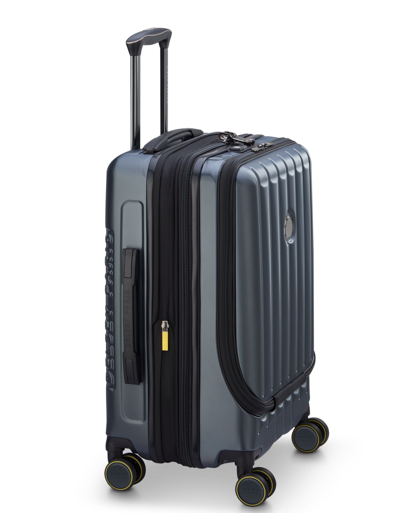 Чемодан Delsey Paris Shadow 6.0 Carry-on Front Pocket Spinner, цвет: Антрацитовый — фото 3