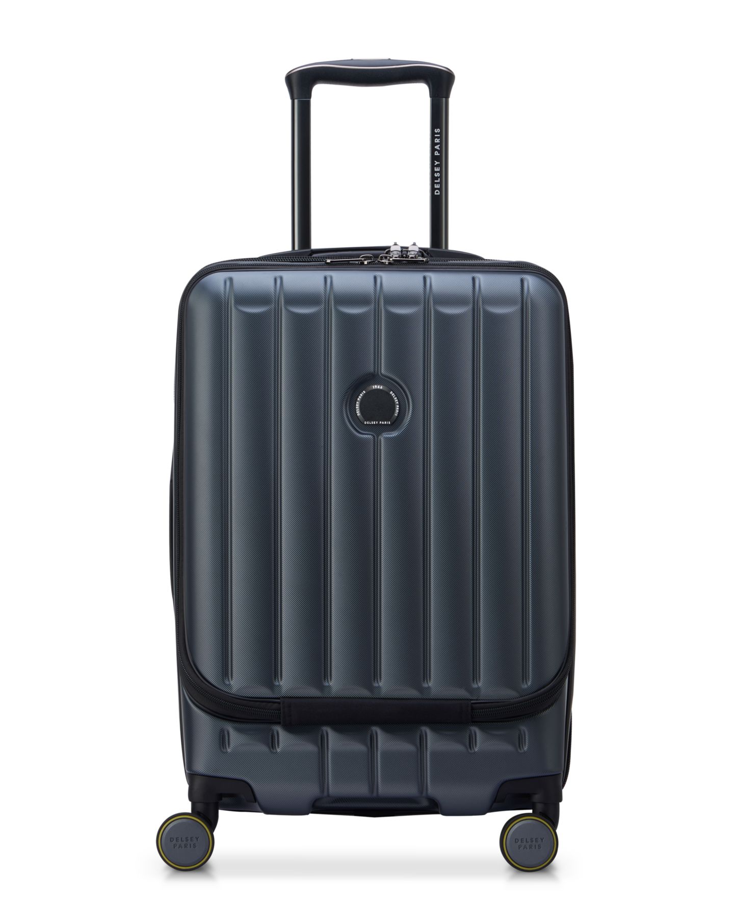 Чемодан Delsey Paris Shadow 6.0 Carry-on Front Pocket Spinner, цвет: Антрацитовый — фото 1