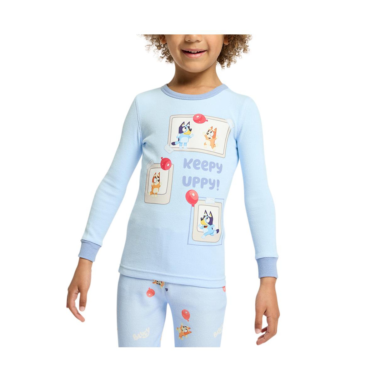 Cotton On Little Boys Little/Big Milo Long Sleeve Pyjama Set License -bluey keepy