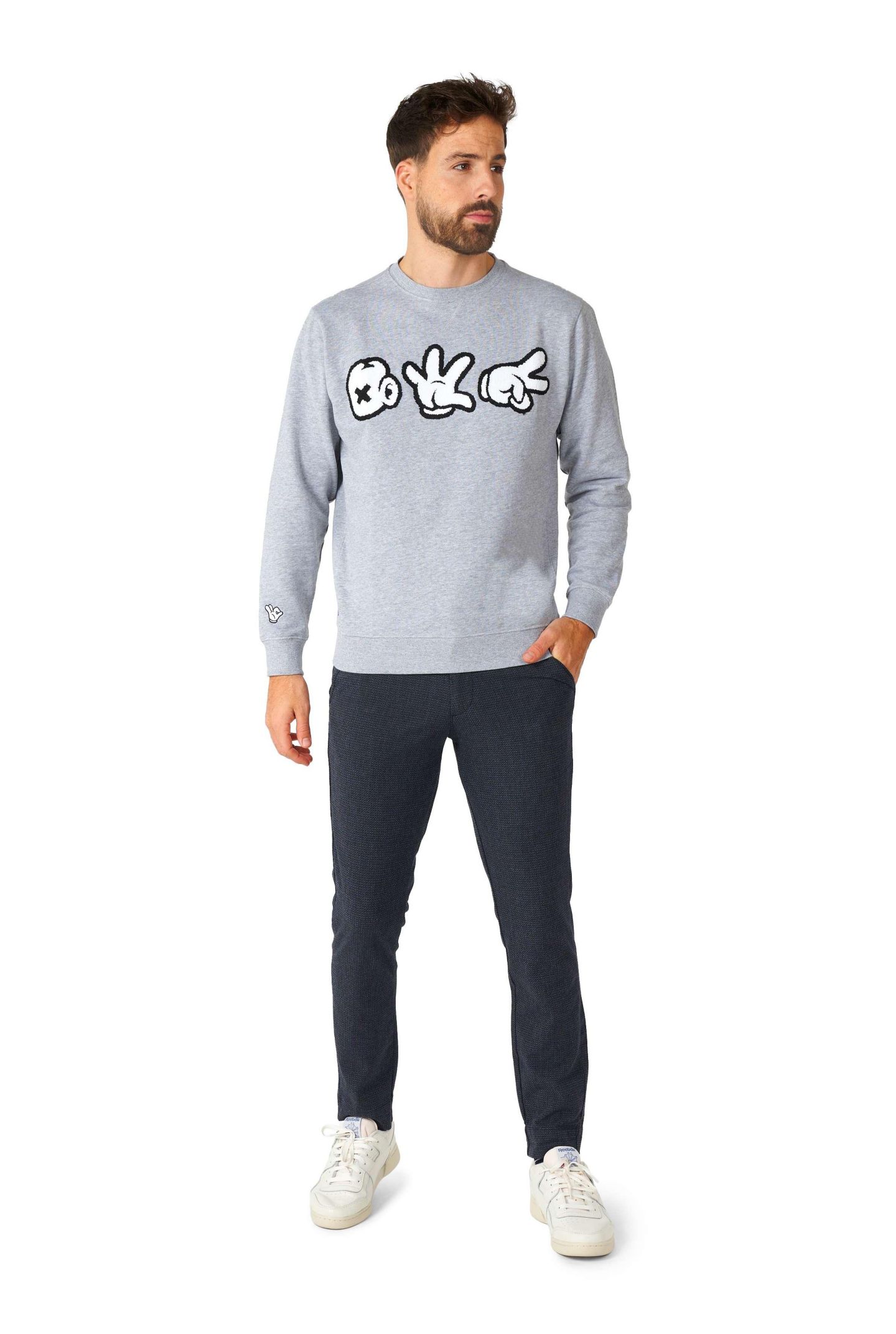 Мужские свитеры OppoSuits Deluxe Sweaters, цвет: Серый — фото 2