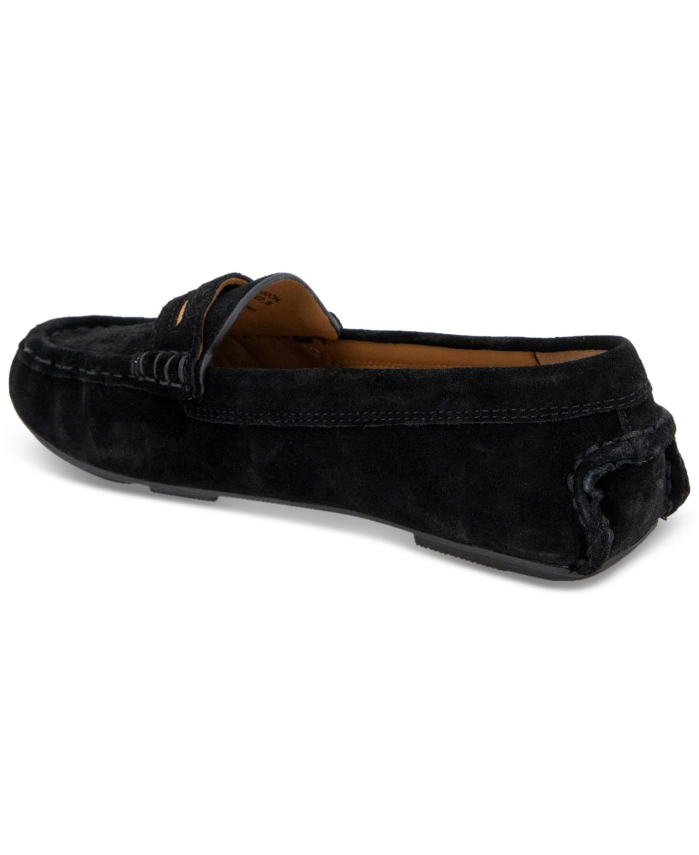 Женские туфли Gentle Souls Madison Loafer Flats, цвет: Чёрный замшевый — фото 3