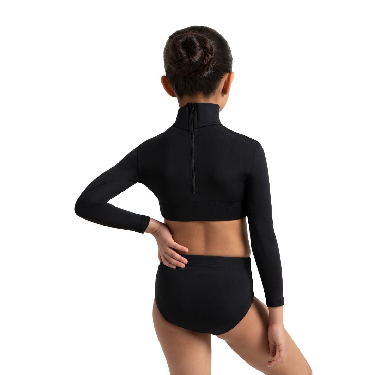 Girls Turtleneck Long Sleeve Top