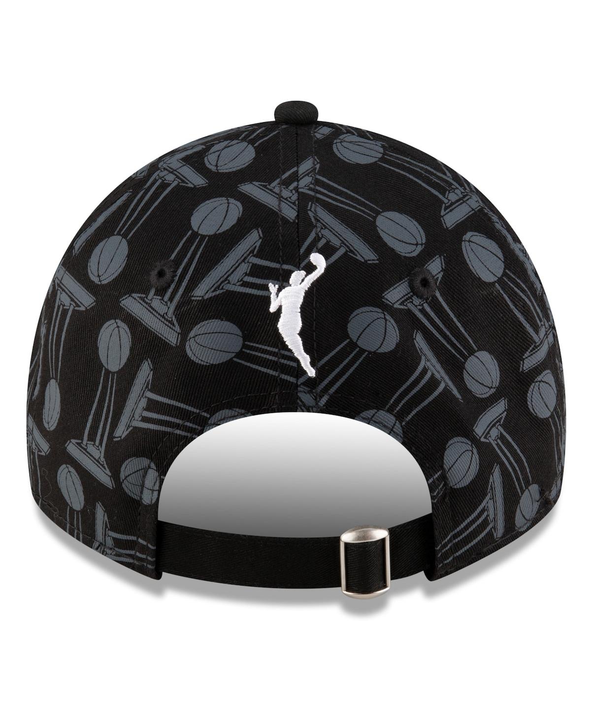 New Era Men'sNew York Liberty 2024 Wnba Finals Champions Locker Room 9TWENTY Adjustable Hat - Black