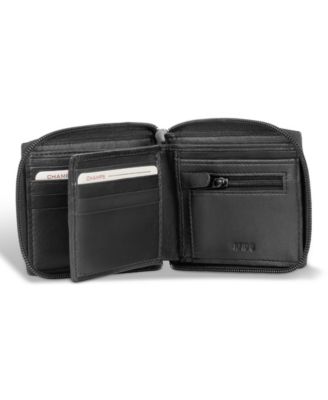 Men's Classic Collection Leather Zip-Around Wallet