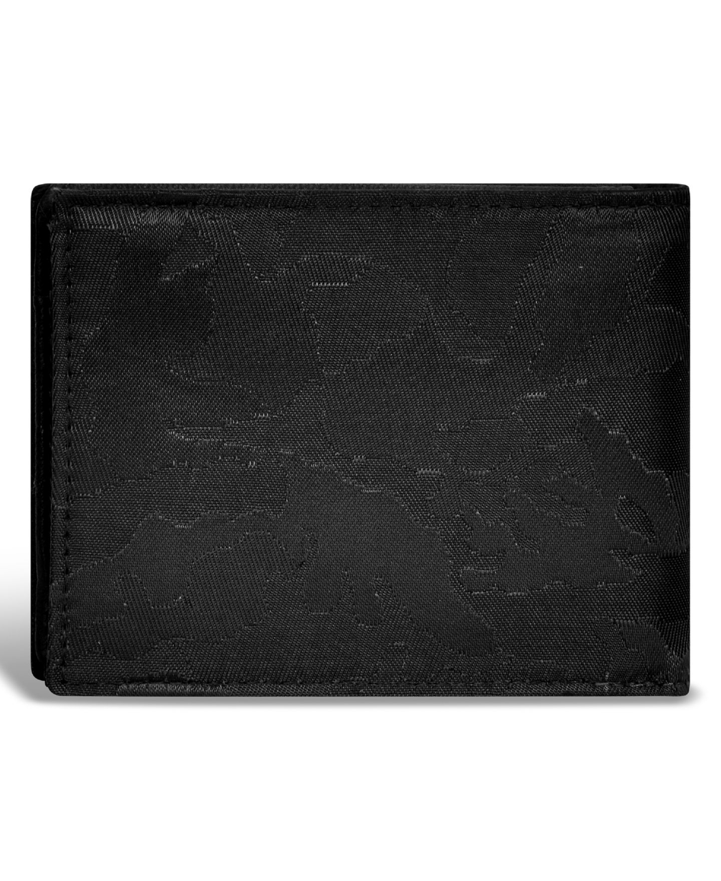 Мужской кошелёк CHAMPS Camo Collection Leather Top Wing Wallet, цвет: Чёрный — фото 2