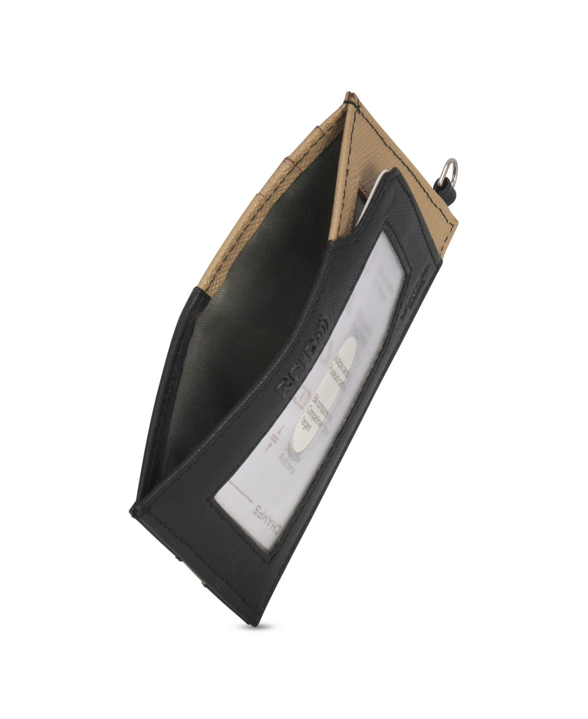 CHAMPS MEN'S ICONIC COLLECTION LEATHER SLIM CARDHOLDER 