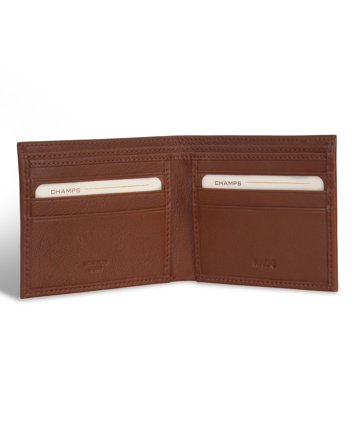 CHAMPS MEN'S ONYX COLLECTION LEATHER BI-FOLD WALLET 