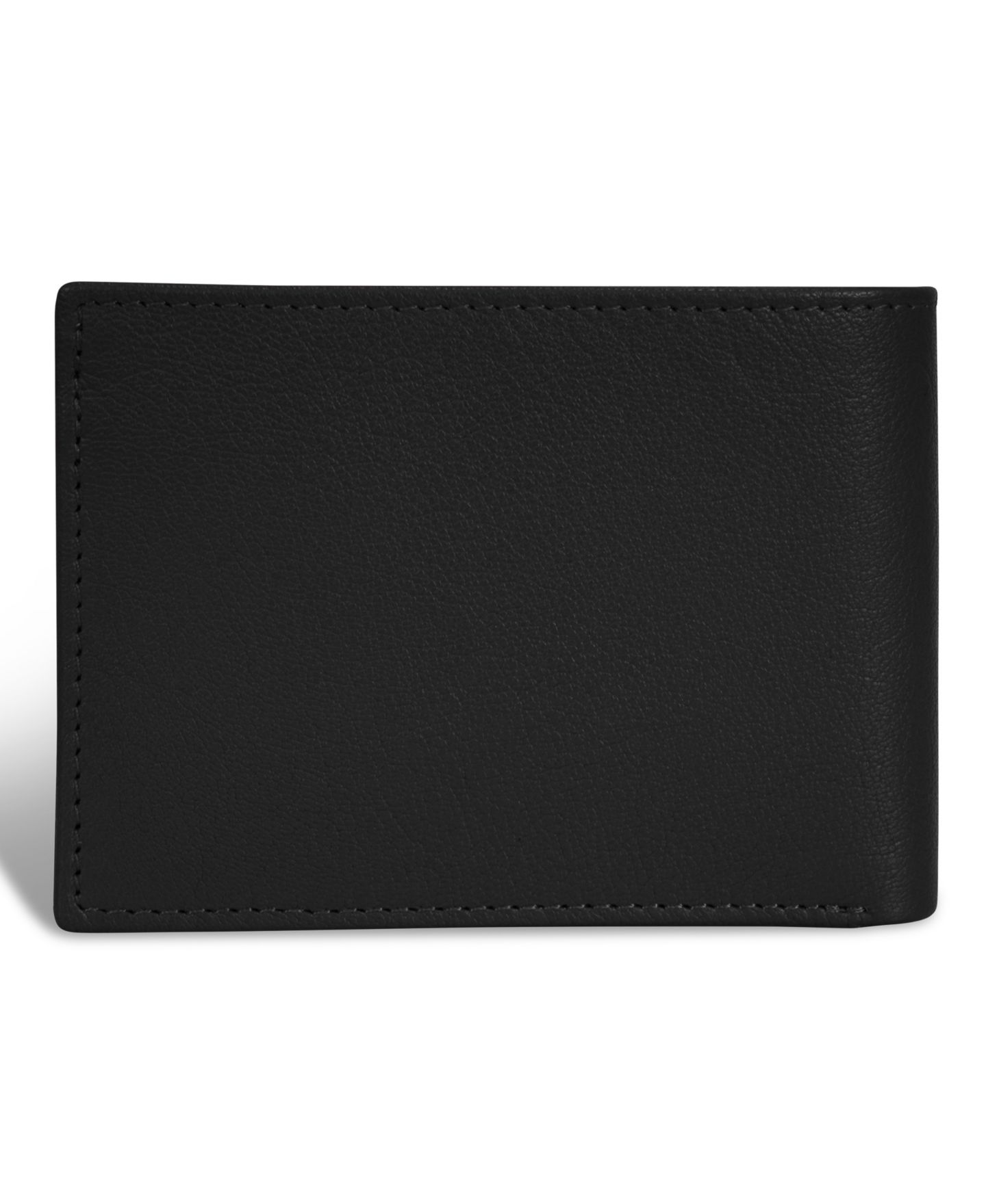 Мужской кошелёк CHAMPS Onyx Collection Leather Access Center Wing Wallet, цвет: Чёрный — фото 2