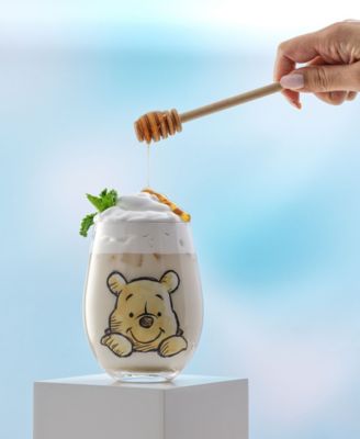 Disney Winnie Pooh Exploring Classic Stemless Wine Glasses, Set of 4