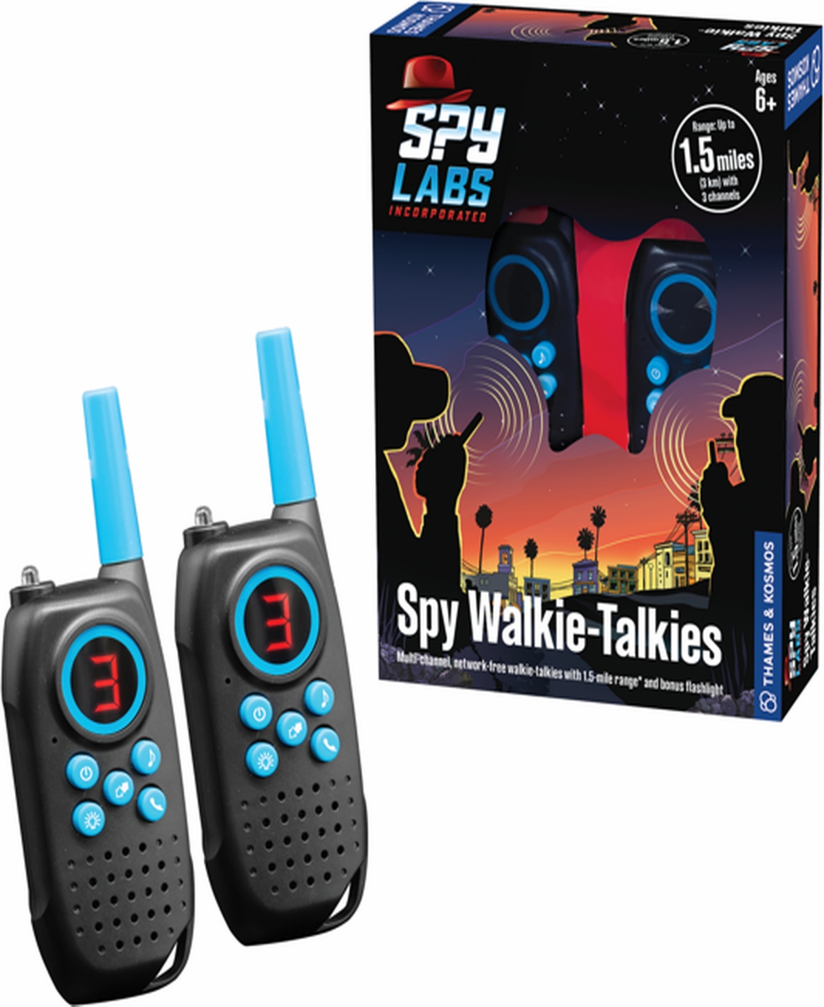 Thames & Kosmos Spy Labs: Spy Walkie-talkies Investigation Kit In Multi