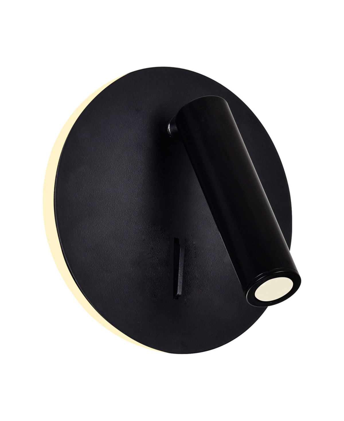 Shop Cwi Lighting 6" Metal Private I Led Sconce In Matte Black
