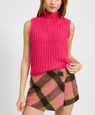 En Saison - Women's Linnie Sleeveless Knit Sweater