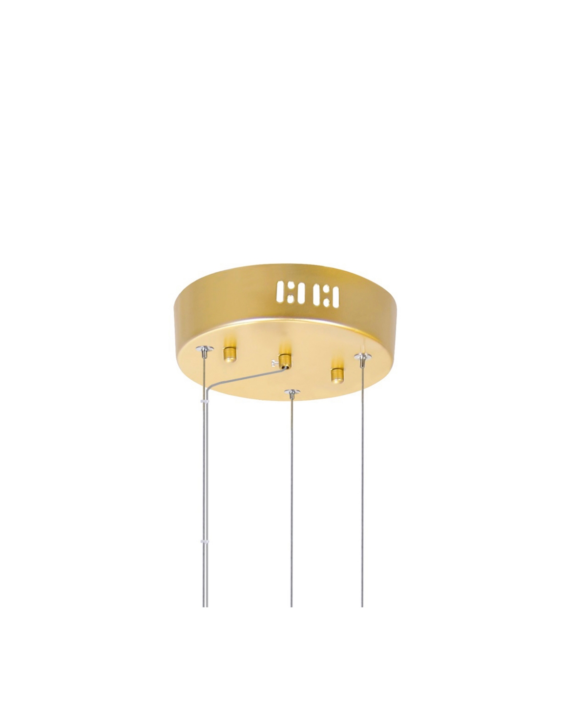 Shop Cwi Lighting 14" Metal Millipede Led Chandelier In Satin Gold