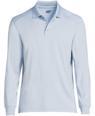 School Uniform Men's Long Sleeve Rapid Dry Polo Shirt