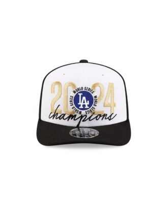 Men's Black Los Angeles Dodgers 2024 World Series Champions Locker Room 9SEVENTY Adjustable Hat