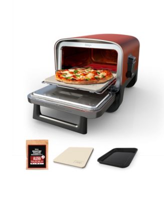 Ninja Woodfire Pizza Oven, 8-in-1 Outdoor Oven, 5 Pizza Settings, Up to 700 Fahrenheit High Heat, BBQ (Barbecue) Smoker - OO101 - Macy's