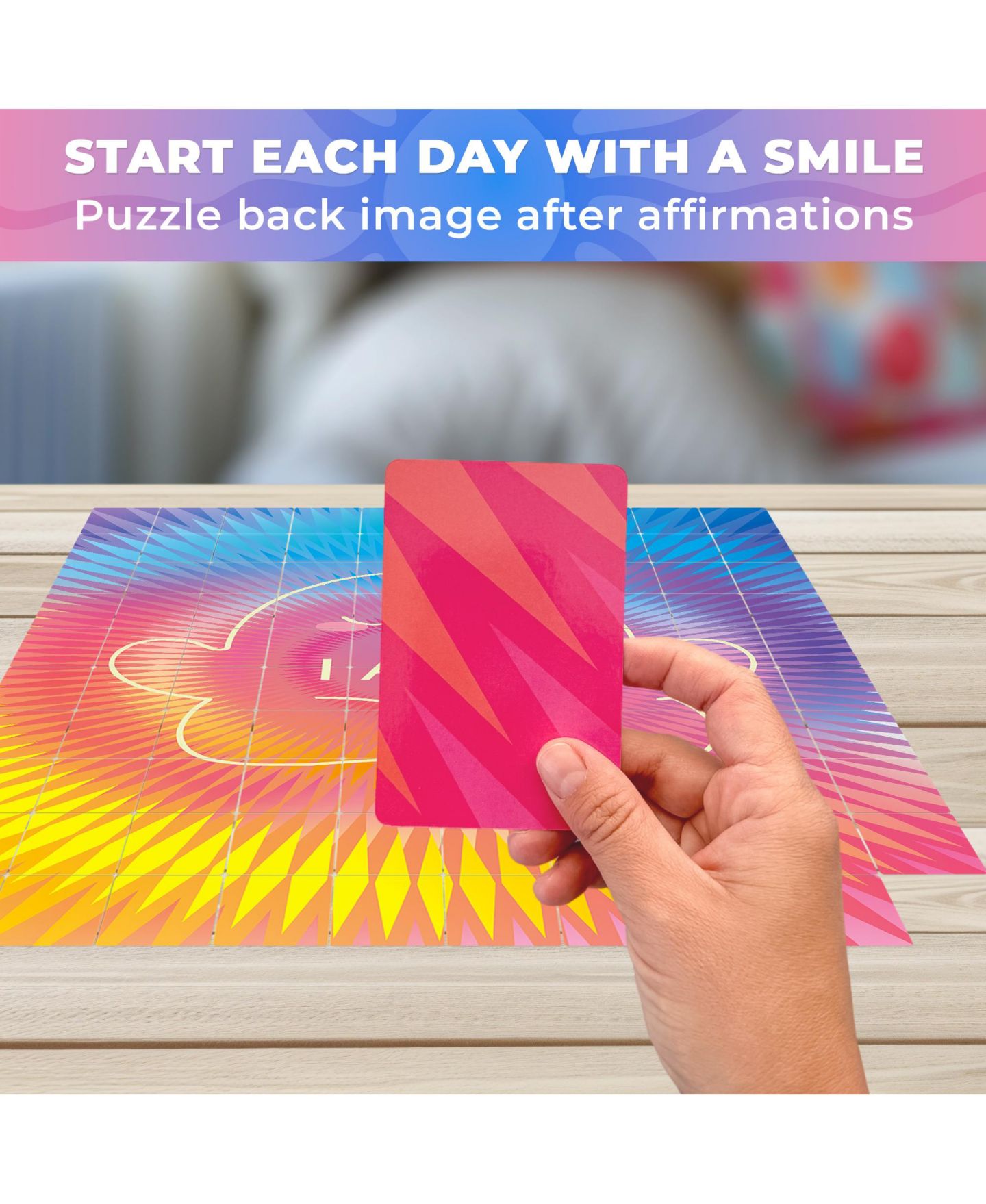 Детские карточные игры Quokka Rethink Affirmation Meditation Cards 100-Piece Card Game, Ages 3+ — фото 2