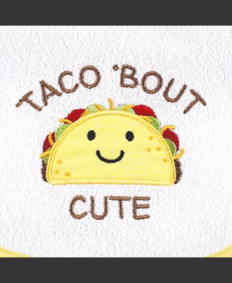 Unisex Plush Fiber-Filled Cotton Terry Drool Bibs