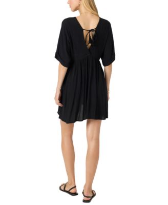 Juniors' Rosemary Essential Woven Mini Dress