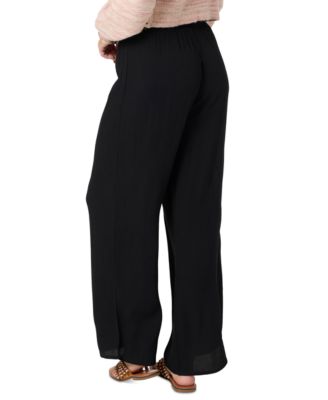 Juniors' Jonie Flowy-Fit Pull-On Pants