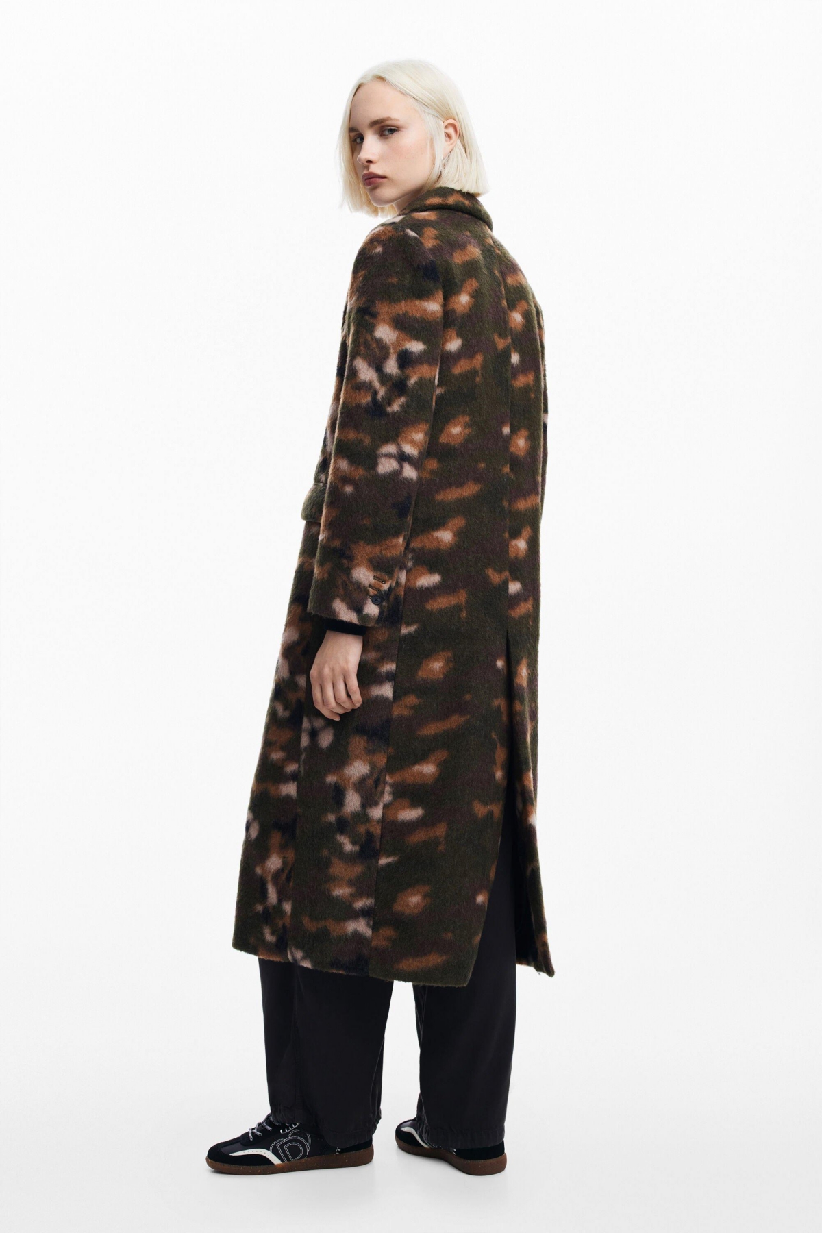 Desigual Women's Printed long coat