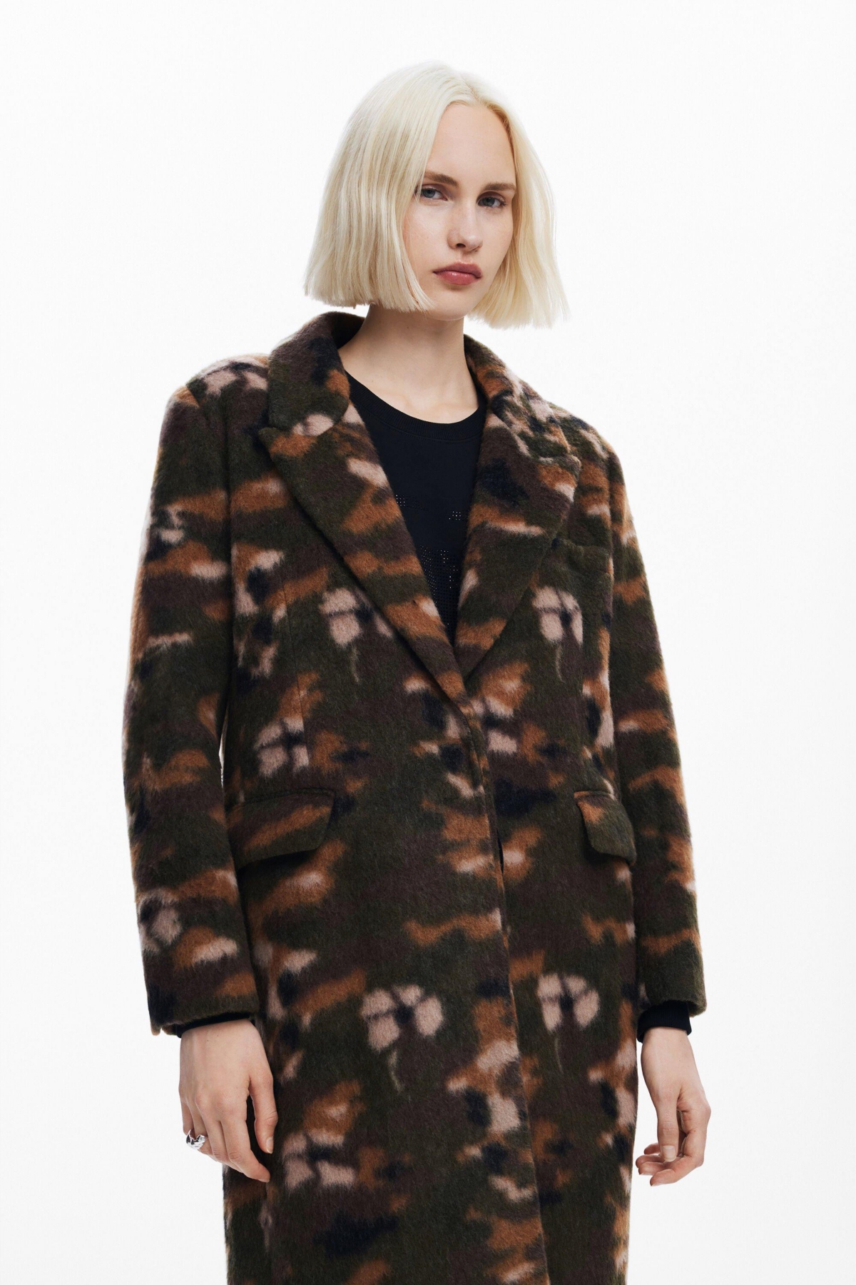 Desigual Women's Printed long coat