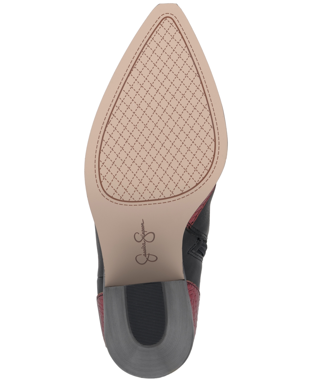 Jessica Simpson Women's Rhetta Flame Knee-High Cowboy Boots -Oxblood