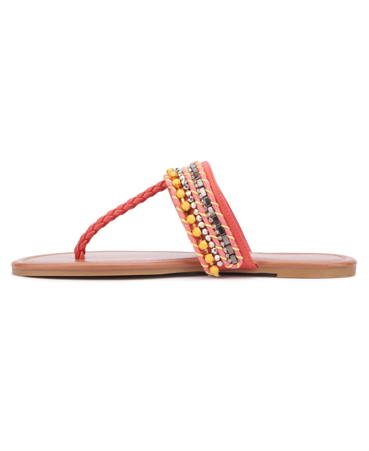 New York & Company Women's Joyce Thong Beaded Sandal