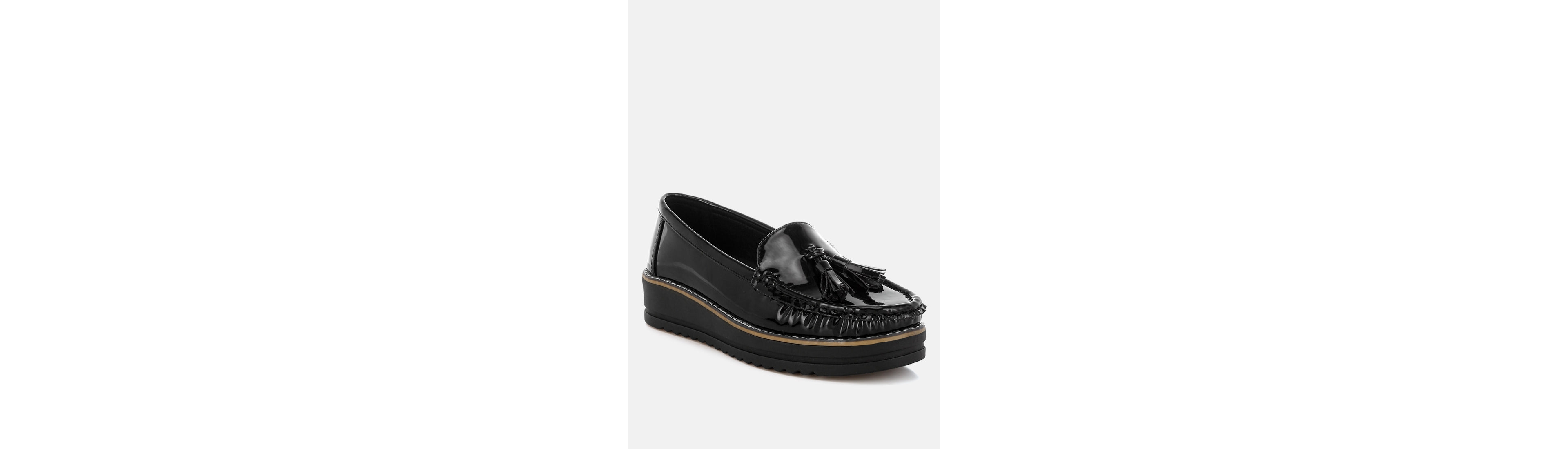 Strelka Tassel Detail Flatform Loafers