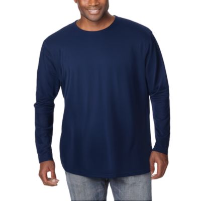 Футболка с круглым вырезом и длинными рукавами KingSize KingSize Big - Tall без пота 5890₽