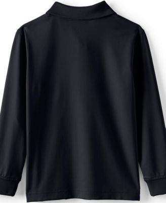 School Uniform Men's Long Sleeve Rapid Dry Polo Shirt